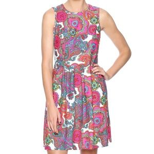 Jude Connally Rachel Sundress Paisley Size Small